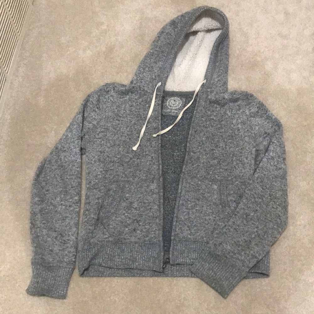 So lightweight jacket with soft hood and pockets!